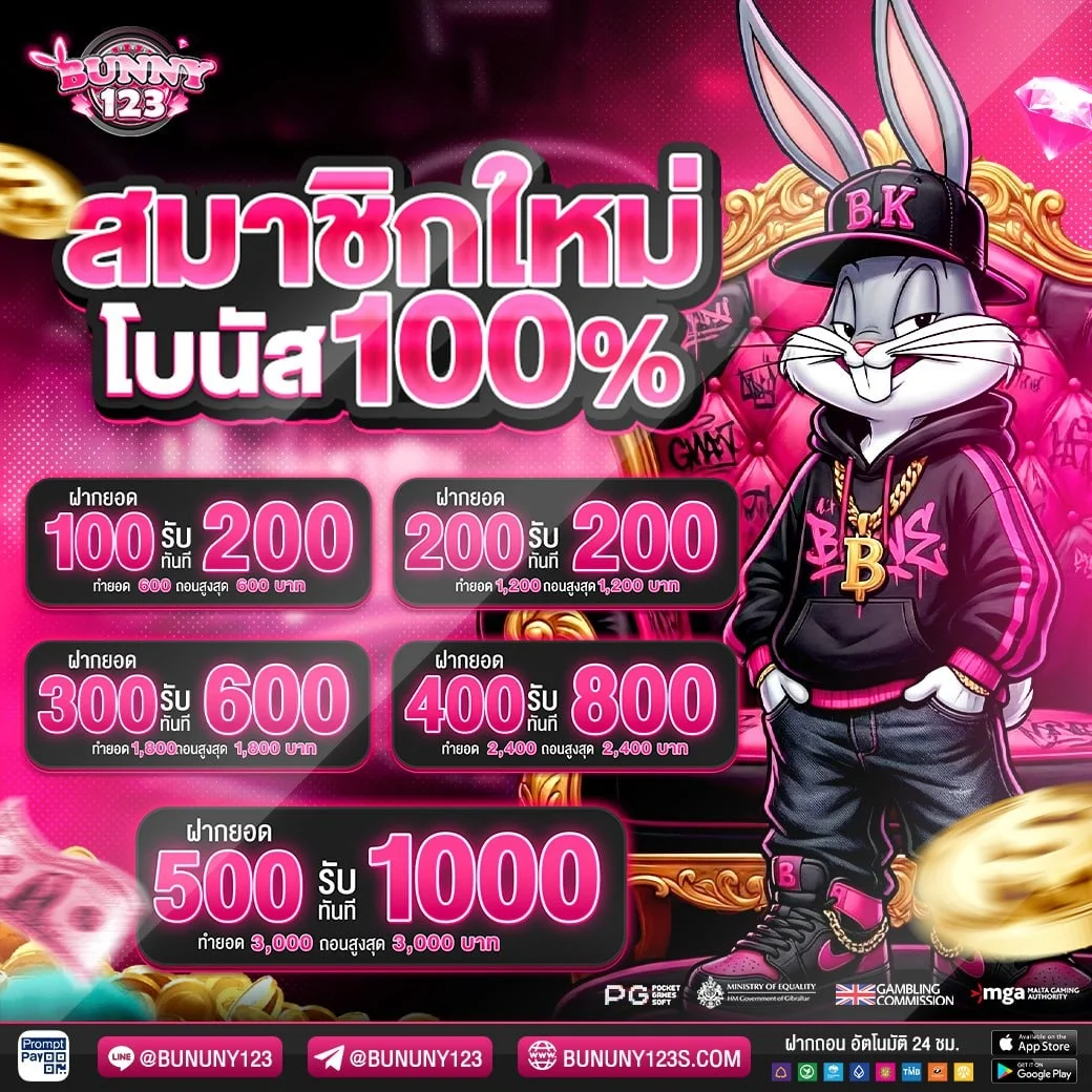 ผลหวยออนไลน์อัปเดตเรียลไทม์บน bunny123